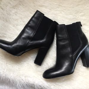 Sam Edelman Black Leather Booties